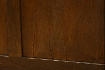 和製アンティーク　レトロな雰囲気が魅力の両袖机　(R-083801)