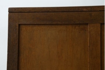 和製アンティーク　レトロな雰囲気が魅力の両袖机　(R-083801)