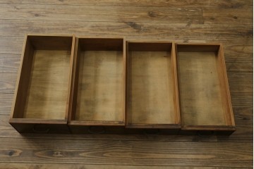 和製アンティーク　レトロな雰囲気が魅力の両袖机　(R-083801)