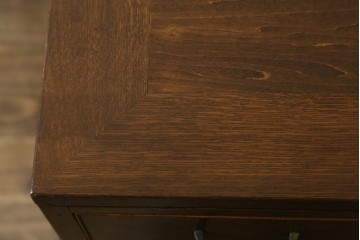 和製アンティーク　レトロな雰囲気が魅力の両袖机　(R-083801)