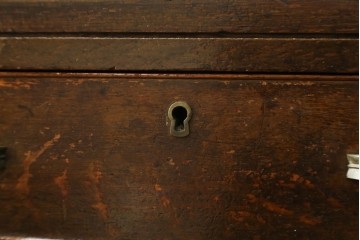 和製アンティーク　レトロな雰囲気が魅力の両袖机　(R-083801)