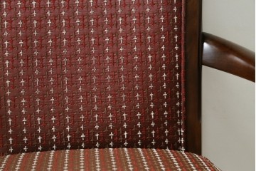 中古　美品　maruni(マルニ木工)　地中海シリーズ　あらゆるシーンに気品を添える逸品のカンヌアームチェア　定価約10万円　(R-083802)