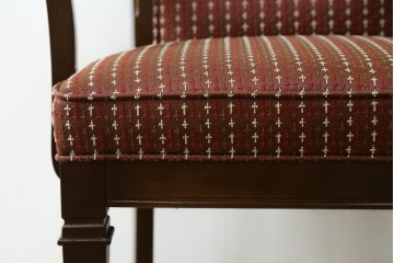 中古　美品　maruni(マルニ木工)　地中海シリーズ　あらゆるシーンに気品を添える逸品のカンヌアームチェア　定価約10万円　(R-083802)