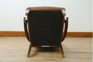 中古　美品　maruni(マルニ木工)　地中海シリーズ　あらゆるシーンに気品を添える逸品のカンヌアームチェア　定価約10万円　(R-083802)