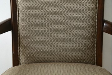 中古　美品　maruni(マルニ木工)　地中海ロイヤルシリーズ(ROYAL)　あらゆるシーンに気品を添える逸品のカンヌアームチェア　定価約10万円　(R-083803)