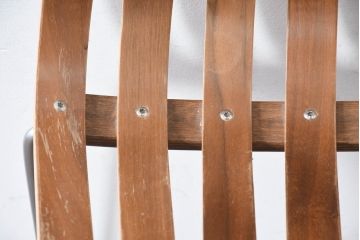 ノルウェービンテージ　名作　Hans Bruttrud(ハンス・ブラットルゥ)デザイン　スカンディアジュニア(Scandia Junior)　スタッキングチェア2脚セット(アームレスチェア、ダイニングチェア、椅子、イス、北欧ヴィンテージ、バラ売り可能)(R-083805)