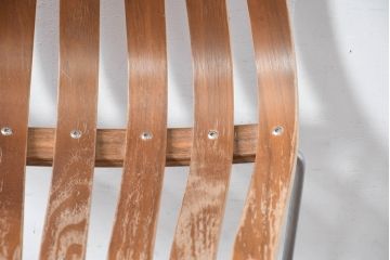ノルウェービンテージ　名作　Hans Bruttrud(ハンス・ブラットルゥ)デザイン　スカンディアジュニア(Scandia Junior)　スタッキングチェア2脚セット(アームレスチェア、ダイニングチェア、椅子、イス、北欧ヴィンテージ、バラ売り可能)(R-083805)