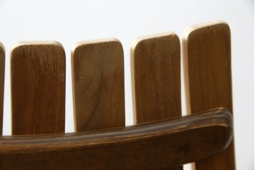 ノルウェービンテージ　名作　Hans Bruttrud(ハンス・ブラットルゥ)デザイン　スカンディアジュニア(Scandia Junior)　スタッキングチェア2脚セット(アームレスチェア、ダイニングチェア、椅子、イス、北欧ヴィンテージ、バラ売り可能)(R-083805)