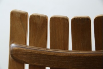 ノルウェービンテージ　名作　Hans Bruttrud(ハンス・ブラットルゥ)デザイン　スカンディアジュニア(Scandia Junior)　スタッキングチェア2脚セット(アームレスチェア、ダイニングチェア、椅子、イス、北欧ヴィンテージ、バラ売り可能)(R-083805)