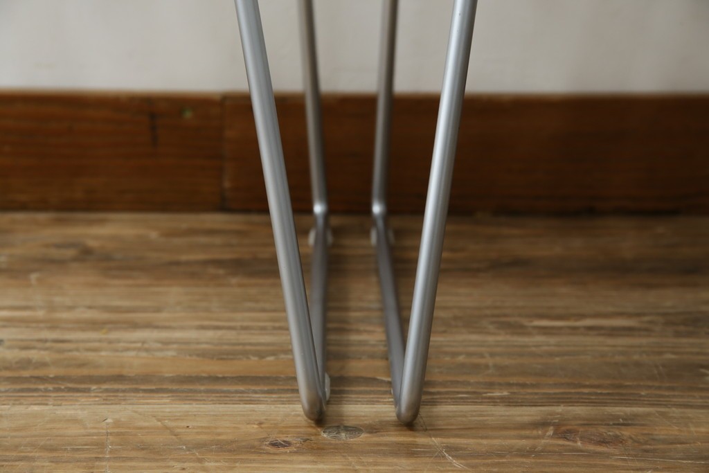 ノルウェービンテージ　名作　Hans Bruttrud(ハンス・ブラットルゥ)デザイン　スカンディアジュニア(Scandia Junior)　スタッキングチェア2脚セット(アームレスチェア、ダイニングチェア、椅子、イス、北欧ヴィンテージ、バラ売り可能)(R-083805)