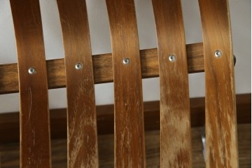 ノルウェービンテージ　名作　Hans Bruttrud(ハンス・ブラットルゥ)デザイン　スカンディアジュニア(Scandia Junior)　スタッキングチェア2脚セット(アームレスチェア、ダイニングチェア、椅子、イス、北欧ヴィンテージ、バラ売り可能)(R-083805)