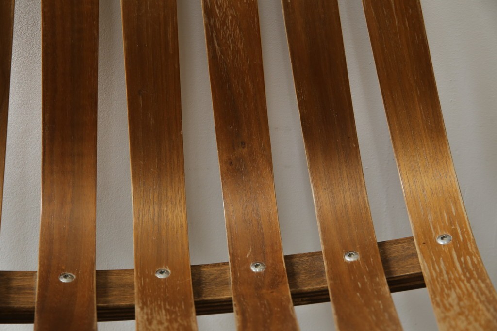 ノルウェービンテージ　名作　Hans Bruttrud(ハンス・ブラットルゥ)デザイン　スカンディアジュニア(Scandia Junior)　スタッキングチェア2脚セット(アームレスチェア、ダイニングチェア、椅子、イス、北欧ヴィンテージ、バラ売り可能)(R-083805)