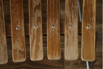 ノルウェービンテージ　名作　Hans Bruttrud(ハンス・ブラットルゥ)デザイン　スカンディアジュニア(Scandia Junior)　スタッキングチェア2脚セット(アームレスチェア、ダイニングチェア、椅子、イス、北欧ヴィンテージ、バラ売り可能)(R-083805)