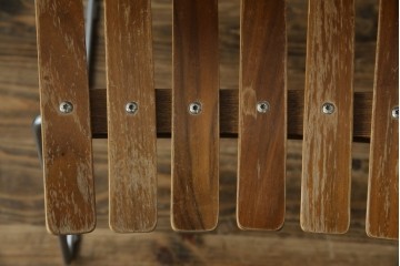 ノルウェービンテージ　名作　Hans Bruttrud(ハンス・ブラットルゥ)デザイン　スカンディアジュニア(Scandia Junior)　スタッキングチェア2脚セット(アームレスチェア、ダイニングチェア、椅子、イス、北欧ヴィンテージ、バラ売り可能)(R-083805)