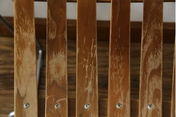 ノルウェービンテージ　名作　Hans Bruttrud(ハンス・ブラットルゥ)デザイン　スカンディアジュニア(Scandia Junior)　スタッキングチェア2脚セット(アームレスチェア、ダイニングチェア、椅子、イス、北欧ヴィンテージ、バラ売り可能)(R-083805)