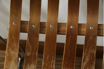 ノルウェービンテージ　名作　Hans Bruttrud(ハンス・ブラットルゥ)デザイン　スカンディアジュニア(Scandia Junior)　スタッキングチェア2脚セット(アームレスチェア、ダイニングチェア、椅子、イス、北欧ヴィンテージ、バラ売り可能)(R-083805)