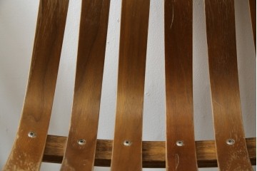 ノルウェービンテージ　名作　Hans Bruttrud(ハンス・ブラットルゥ)デザイン　スカンディアジュニア(Scandia Junior)　スタッキングチェア2脚セット(アームレスチェア、ダイニングチェア、椅子、イス、北欧ヴィンテージ、バラ売り可能)(R-083805)