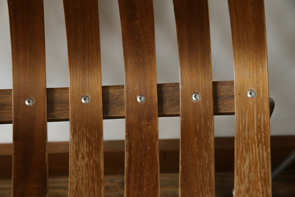 ノルウェービンテージ　名作　Hans Bruttrud(ハンス・ブラットルゥ)デザイン　スカンディアジュニア(Scandia Junior)　スタッキングチェア2脚セット(アームレスチェア、ダイニングチェア、椅子、イス、北欧ヴィンテージ、バラ売り可能)(R-083805)