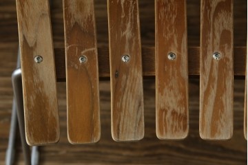 ノルウェービンテージ　名作　Hans Bruttrud(ハンス・ブラットルゥ)デザイン　スカンディアジュニア(Scandia Junior)　スタッキングチェア2脚セット(アームレスチェア、ダイニングチェア、椅子、イス、北欧ヴィンテージ、バラ売り可能)(R-083805)