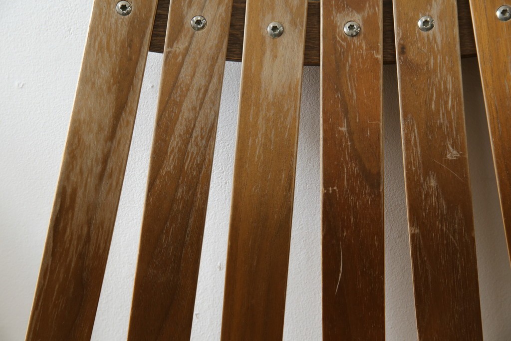 ノルウェービンテージ　名作　Hans Bruttrud(ハンス・ブラットルゥ)デザイン　スカンディアジュニア(Scandia Junior)　スタッキングチェア2脚セット(アームレスチェア、ダイニングチェア、椅子、イス、北欧ヴィンテージ、バラ売り可能)(R-083805)