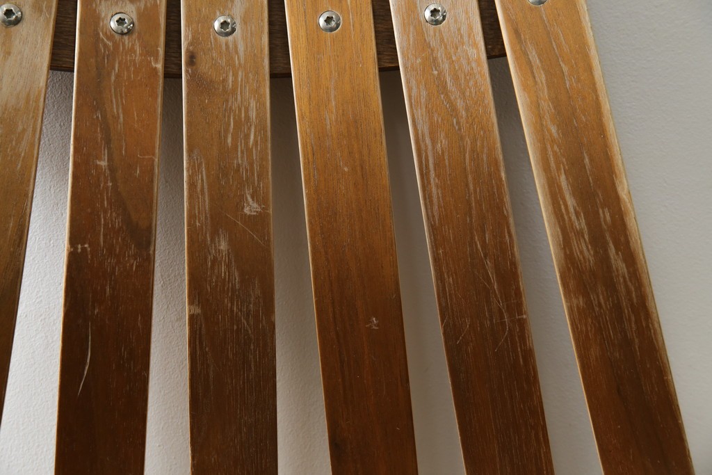 ノルウェービンテージ　名作　Hans Bruttrud(ハンス・ブラットルゥ)デザイン　スカンディアジュニア(Scandia Junior)　スタッキングチェア2脚セット(アームレスチェア、ダイニングチェア、椅子、イス、北欧ヴィンテージ、バラ売り可能)(R-083805)