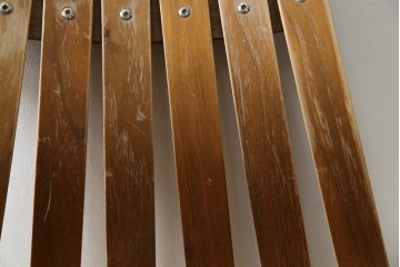 ノルウェービンテージ　名作　Hans Bruttrud(ハンス・ブラットルゥ)デザイン　スカンディアジュニア(Scandia Junior)　スタッキングチェア2脚セット(アームレスチェア、ダイニングチェア、椅子、イス、北欧ヴィンテージ、バラ売り可能)(R-083805)