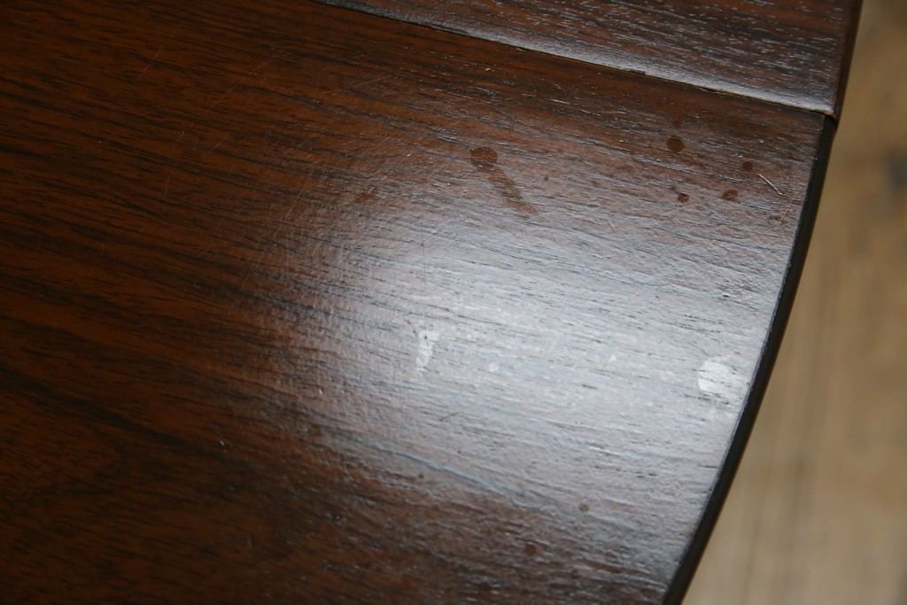 デンマークビンテージ　美品　Kai Kristiansen(カイ・クリスチャンセン)　ローズウッド材の上品な色合いが魅力のダイニングテーブル　(R-083806)