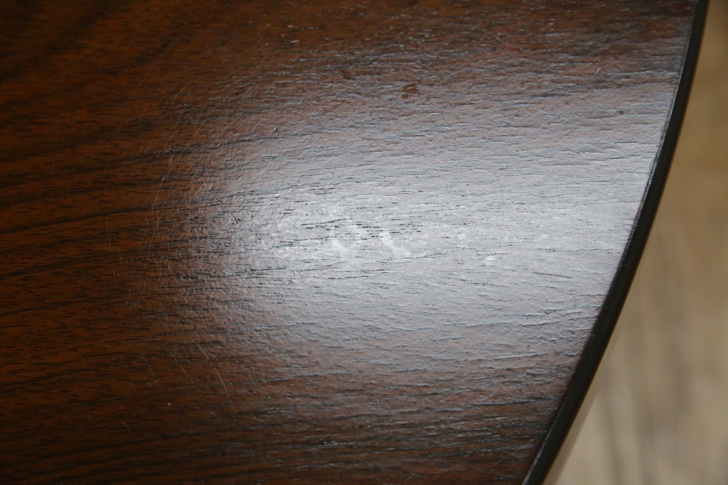 デンマークビンテージ　美品　Kai Kristiansen(カイ・クリスチャンセン)　ローズウッド材の上品な色合いが魅力のダイニングテーブル　(R-083806)