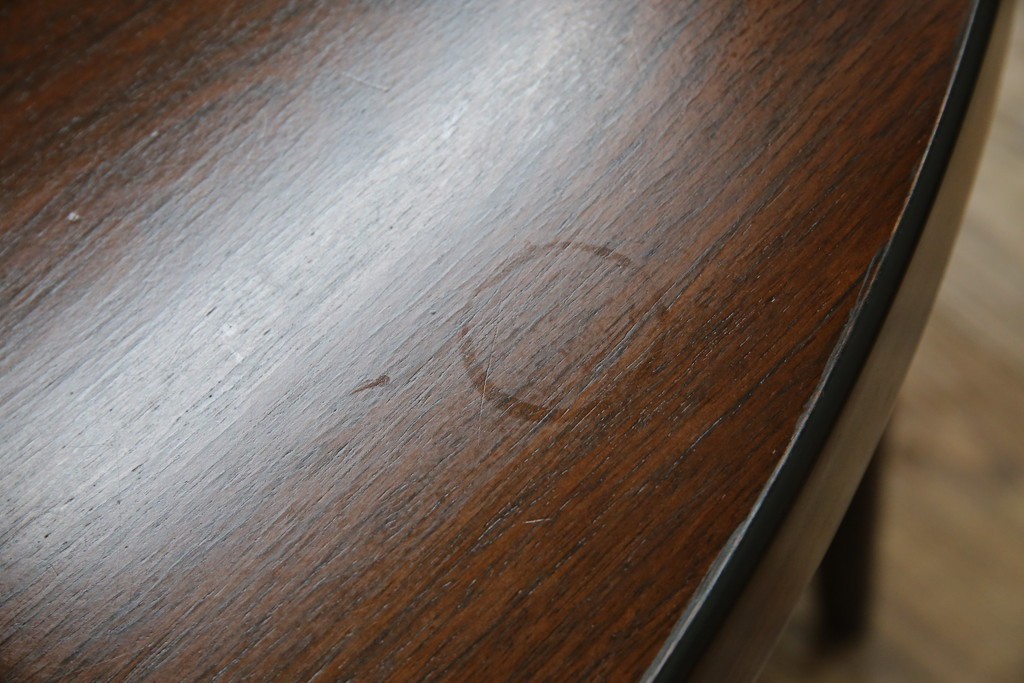 デンマークビンテージ　美品　Kai Kristiansen(カイ・クリスチャンセン)　ローズウッド材の上品な色合いが魅力のダイニングテーブル　(R-083806)