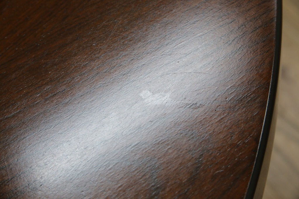 デンマークビンテージ　美品　Kai Kristiansen(カイ・クリスチャンセン)　ローズウッド材の上品な色合いが魅力のダイニングテーブル　(R-083806)