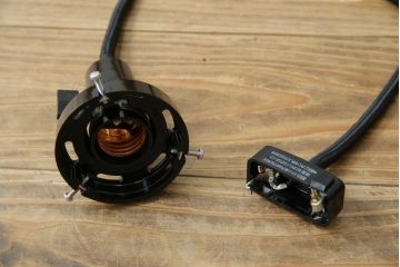 和製アンティーク　シンプルなのに存在感がある浅盛ガラスシェード(照明カバー、吊り下げ照明、ペンダントライト、天井照明、電笠)(R-083810)