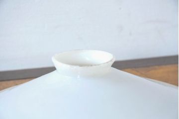 《引っ掛けシーリング式ペンダントライト加工費込み》　和製アンティーク　戦前　レトロな平笠2個セット(天井照明カバー、吊り下げ照明カバー、シェード、電笠)(R-083814)