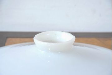 《引っ掛けシーリング式ペンダントライト加工費込み》　和製アンティーク　戦前　レトロな平笠2個セット(天井照明カバー、吊り下げ照明カバー、シェード、電笠)(R-083815)