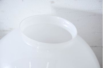 和製アンティーク　球体型　レトロな丸いフォルムが可愛らしいガラス製ペンダントライト2個セット(吊り下げ照明、天井照明、シェードランプ)(R-083831)