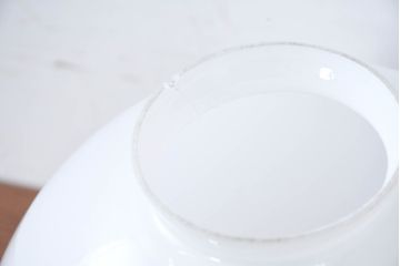 和製アンティーク　球体型　レトロな丸いフォルムが可愛らしいガラス製ペンダントライト(吊り下げ照明、天井照明、シェードランプ)(R-083832)