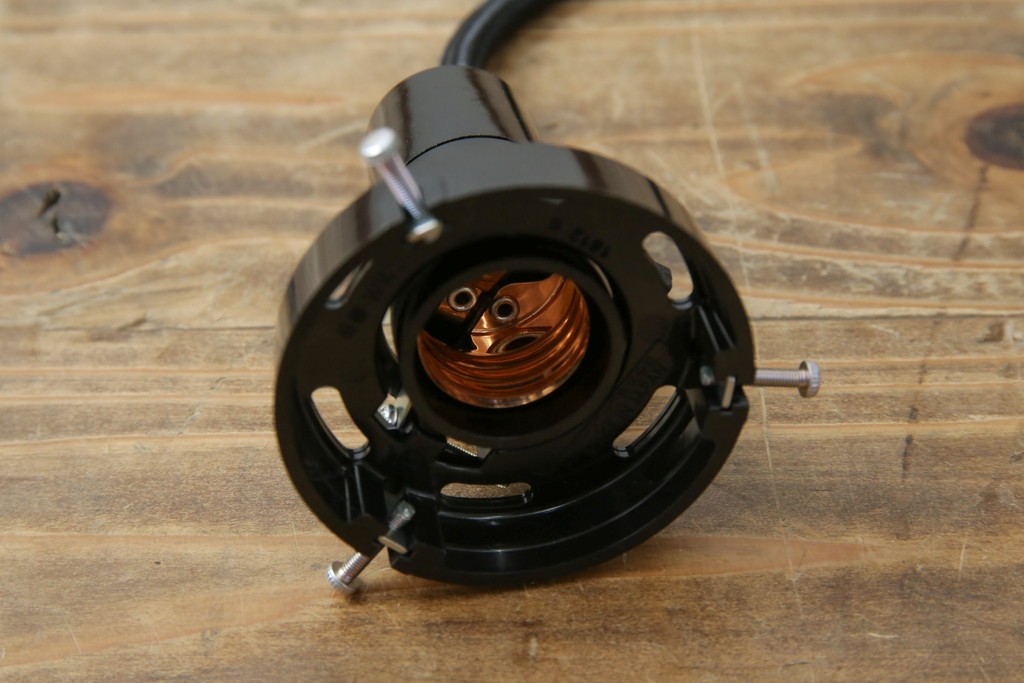 和製アンティーク　趣のある竹細工のペンダントライト(吊り下げ照明、天井照明、シェードランプ)(R-083835)