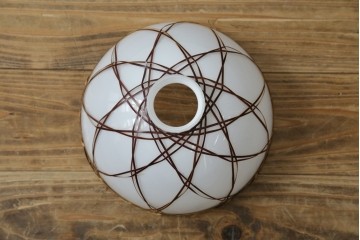 和製アンティーク　趣のある竹細工のペンダントライト(吊り下げ照明、天井照明、シェードランプ)(R-083835)