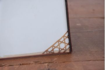 《引っ掛けシーリング式ペンダントライト加工費込み》　和製アンティーク　ベークライト　セルロイド装飾　昭和のなつかしさ漂ううペンダントライト2個セット(天井照明カバー、吊り下げ照明、シェード)(R-083837)
