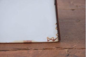 《引っ掛けシーリング式ペンダントライト加工費込み》　和製アンティーク　ベークライト　セルロイド装飾　昭和のなつかしさ漂ううペンダントライト2個セット(天井照明カバー、吊り下げ照明、シェード)(R-083837)