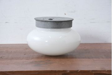 和製アンティーク　温かみを感じるフォルムのシーリングライト(天井照明、壁掛け照明、壁付け照明、ウォールライト)(R-083838)