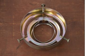 《引っ掛けシーリング式ペンダントライト加工費込み》　和製アンティーク　セルロイド装飾　上品な花模様の装飾が魅力的なペンダントライト(天井照明カバー、吊り下げ照明、シェード、電笠)(R-083841)
