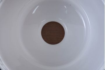 《引っ掛けシーリング式ペンダントライト加工費込み》　和製アンティーク　セルロイド装飾　渋みある色合いと繊細なデザインが美しいペンダントライト(天井照明カバー、吊り下げ照明、シェード、電笠)(R-083842)