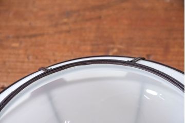 《引っ掛けシーリング式ペンダントライト加工費込み》　和製アンティーク　セルロイド装飾　落ち着いたえんじ色と優雅な曲線が調和したペンダントライト(天井照明カバー、吊り下げ照明、シェード、電笠)(R-083844)
