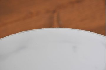 和製アンティーク　和の美を纏う優雅な乳白色ランプシェード(照明カバー、吊り下げ照明、ペンダントライト、天井照明、電笠)(R-083851)
