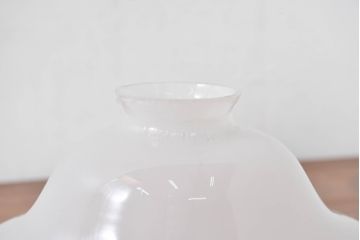 和製アンティーク　優雅な曲線美が魅力のランプシェード2個セット(照明カバー、吊り下げ照明、ペンダントライト、天井照明、電笠)(R-083861)