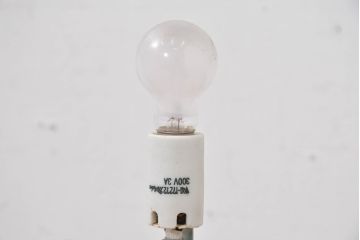 中古　国の卓越技能者「現代の名工」　ガラス工芸作家　黒木国昭作　新世紀ロマンシリーズ　キアゲハと姫女苑(ヒメジョオン)テーブルランプ(卓上照明、卓上ランプ、テーブルライト、スタンドライト、ナイトスタンド)(定価推定120万円前後)(R-083863)