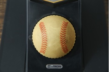 和製ビンテージ　HITACHI (日立)　非売品　限定ライト　記念ノベルティ　記念品　読売ジャイアンツ　ユニークなデザインでインテリアに遊び心をプラスするテーブルライト　(R-083865)