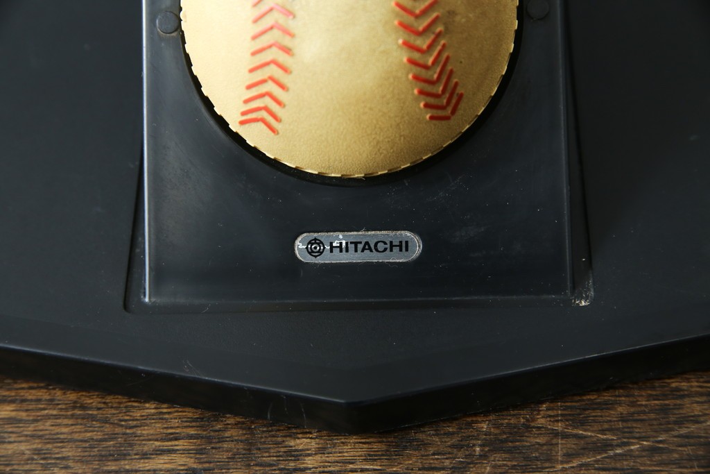 和製ビンテージ　HITACHI (日立)　非売品　限定ライト　記念ノベルティ　記念品　読売ジャイアンツ　ユニークなデザインでインテリアに遊び心をプラスするテーブルライト　(R-083865)