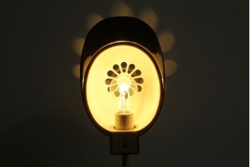 和製ビンテージ　HITACHI (日立)　非売品　限定ライト　記念ノベルティ　記念品　阪神タイガース　ユニークなデザインでインテリアに遊び心をプラスするテーブルランプ　(R-083866)