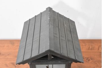 和製ビンテージ　風情ある佇まいで空間を彩るスタンドライト(間接照明、卓上照明、テーブルライト、行灯、行燈、ヴィンテージ)(R-083867)